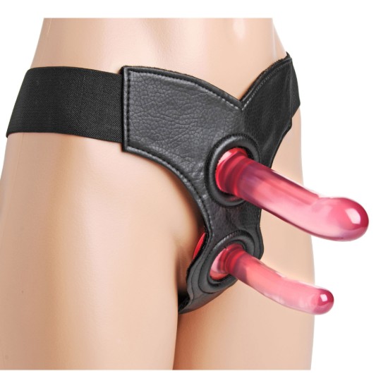 Picture of Beginner DP Strap On Kit with 2 Dildos