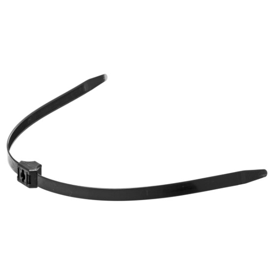 Picture of Black Zip Tie Police Cuffs- 10 Pack