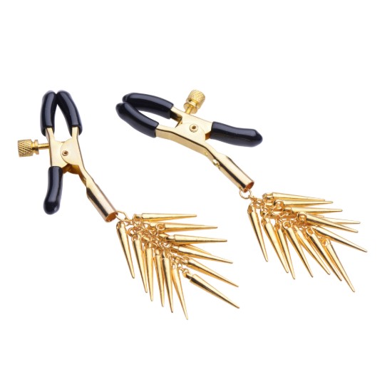 Picture of Lure Adjustable Nipple Clamps with Gold Spikes