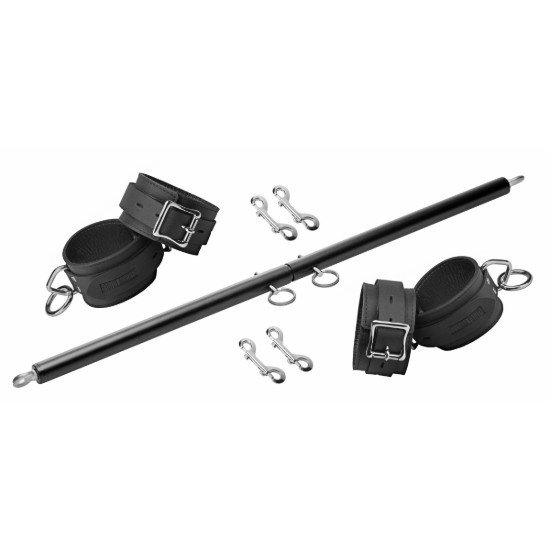 Picture of Black Doggy Style Spreader Bar Kit with Cuffs