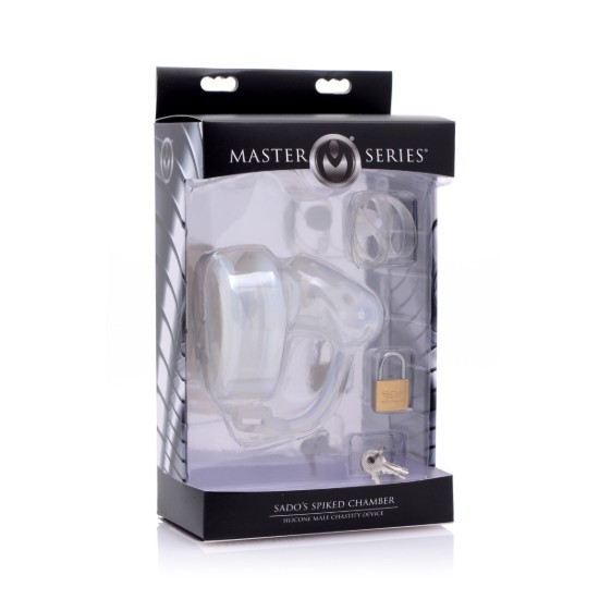 Picture of Sados Spiked Chamber Silicone Male Chastity Device