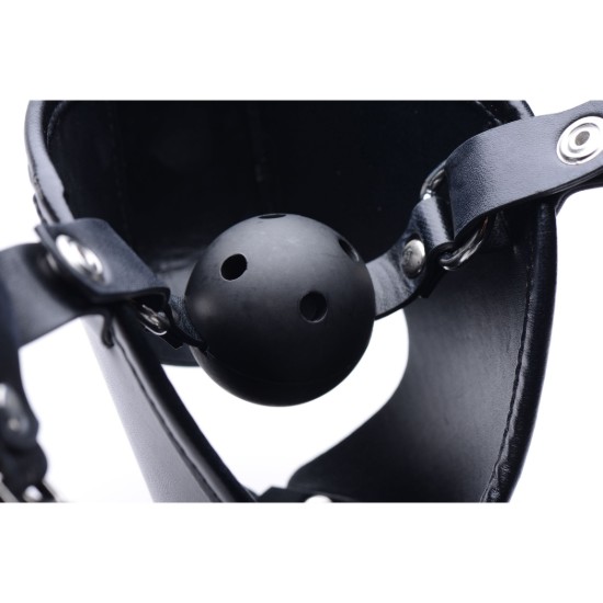 Picture of Pup Puppy Play Hood and Breathable Ball Gag