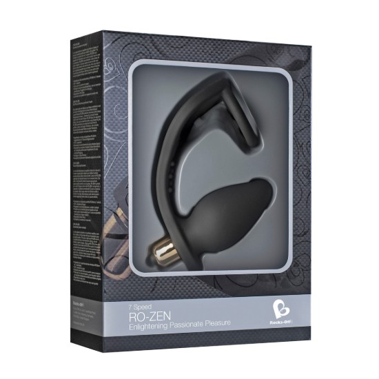 Picture of Ro-Zen Silicone Vibrating Cock Ring and Anal Plug