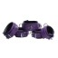 Picture of Purple 5 Piece Locking Leather Bondage Set