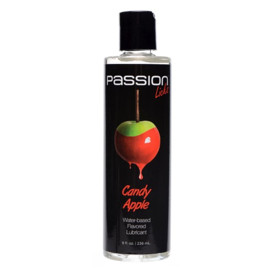 Picture of Passion Licks Candy Apple Water Based Flavored Lubricant - 8 oz