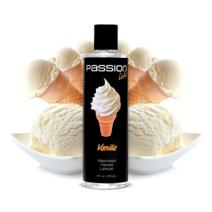 Picture of Passion Licks Vanilla Water Based Flavored Lubricant - 8 oz