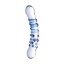 Picture of Blu Dual Ended Glass Dildo