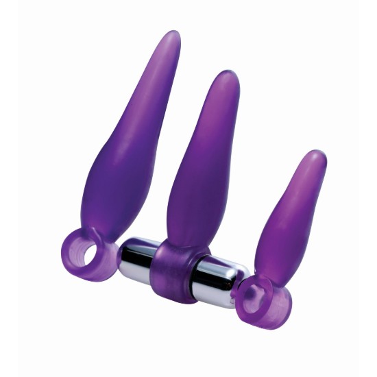 Picture of Fanny Fiddlers 3 Piece Finger Rimmer Set with Vibrating Bullet