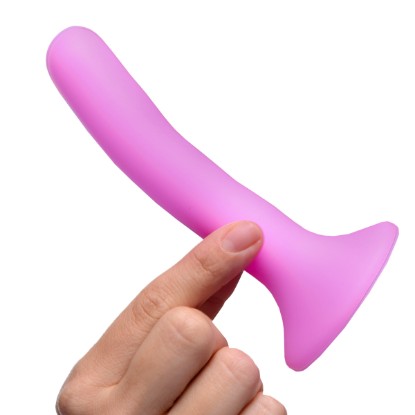 Picture of Pink Silicone Strap-On Dildo - Small