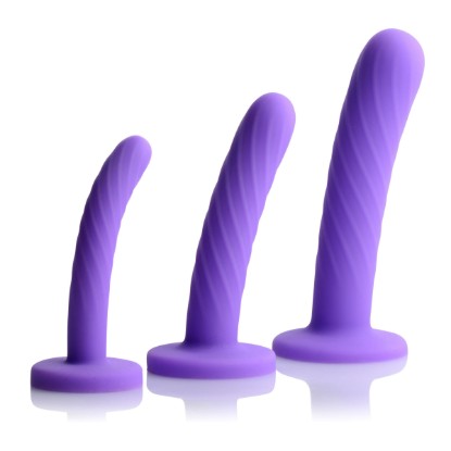 Picture of Tri-Play 3 Piece Silicone Dildo Set