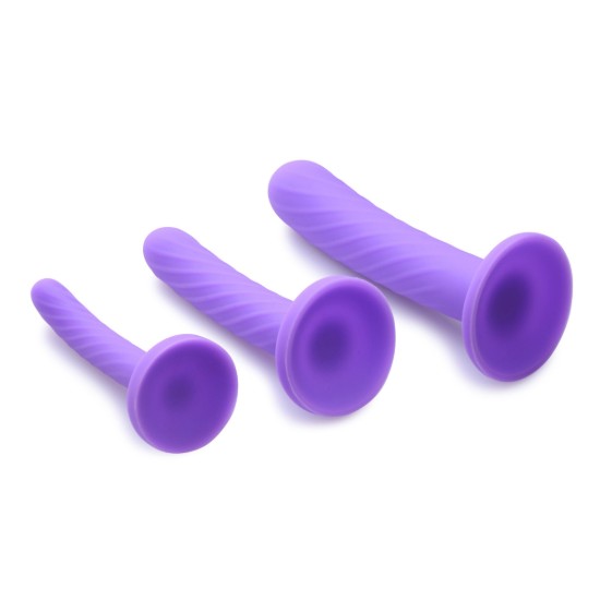 Picture of Tri-Play 3 Piece Silicone Dildo Set