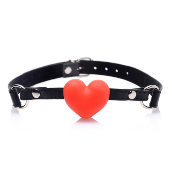 Picture of Heart Beat Silicone Heart Shaped Mouth Gag