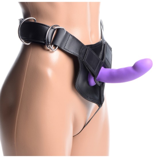 Picture of Flaunt Strap On with Purple Silicone Dildo