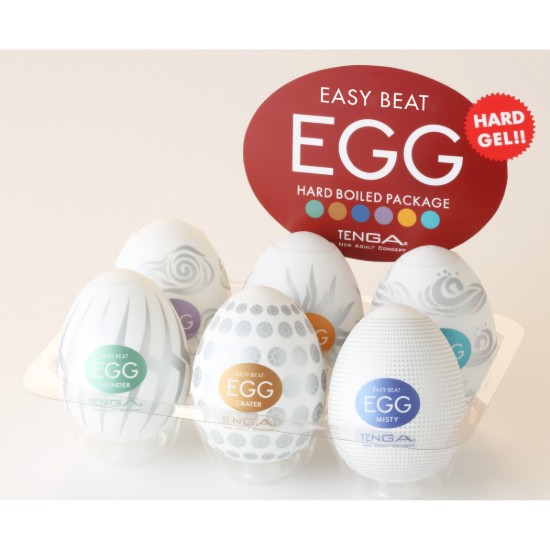 Picture of Easy Beat Egg Hard Boiled Masturbator Six Pack