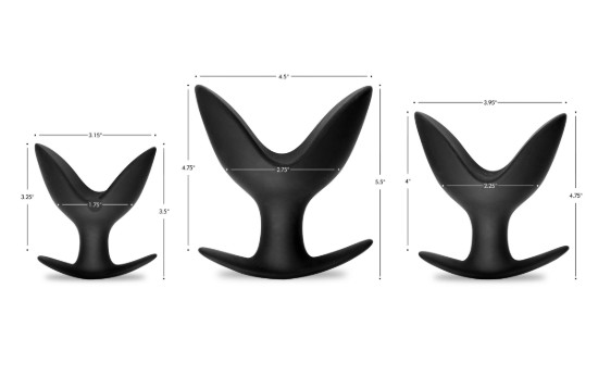 Picture of Ass Anchors 3 Piece Silicone Anal Anchor Set