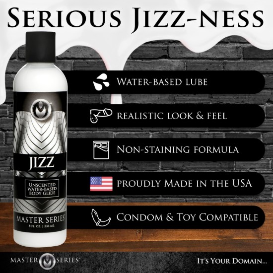 Picture of Jizz Unscented Water-Based Lube 8oz