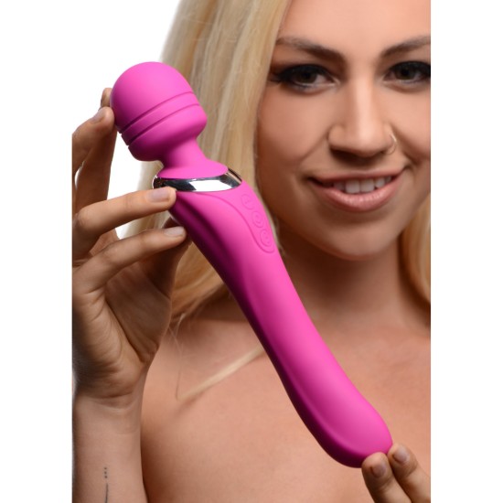 Picture of Whirling Wand 2 in 1 Silicone Dual Massage Wand