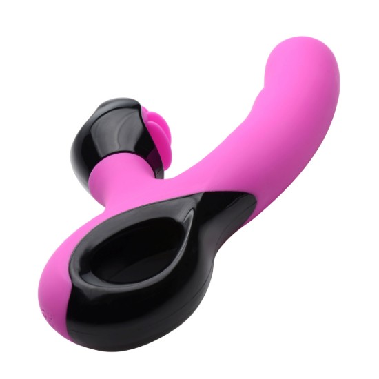 Picture of G-Spin Silicone Vibrator with Spinning Clitoral Stimulator