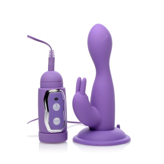 Picture of Tango Spin Purple Dancing Silicone Rabbit Vibe