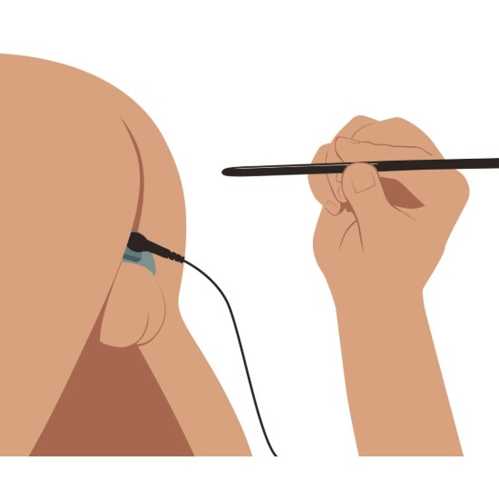 Picture of Amped Ass Cock and Ball Strap with Anal eStim