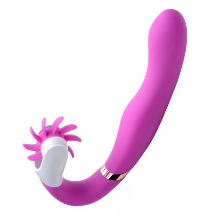 Picture of G-Licker 12X Silicone Vibe with Clitoral Stimulation