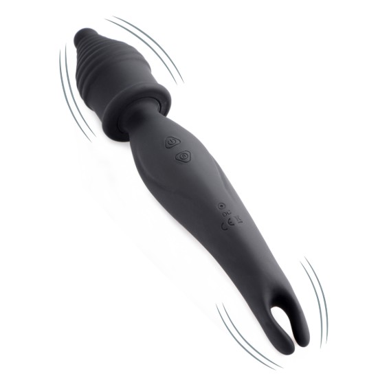 Picture of Dual Diva 2 in 1 Silicone Massager- Black