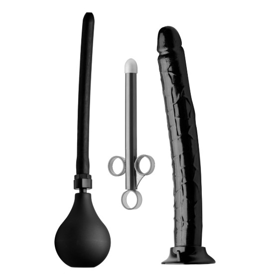Picture of Go Deep Anal Cleansing Kit with Huge Dildo