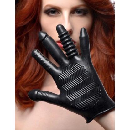 Picture of Pleasure Poker Textured Glove