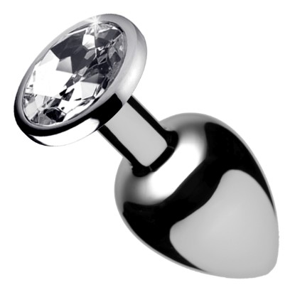 Picture of Clear Gem Anal Plug- Medium