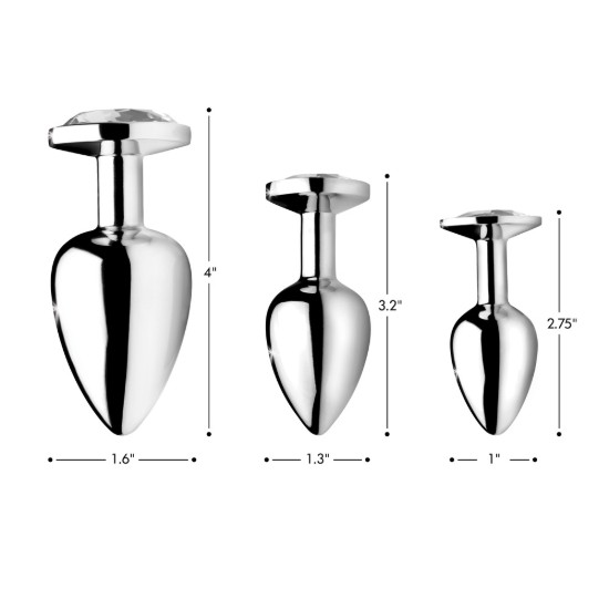 Picture of Clear Gem Anal Plug- Small