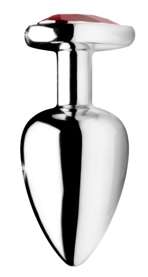 Picture of Red Heart Gem Anal Plug- Large