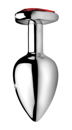 Picture of Red Heart Gem Anal Plug- Medium