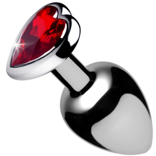 Picture of Red Heart Gem Anal Plug- Small