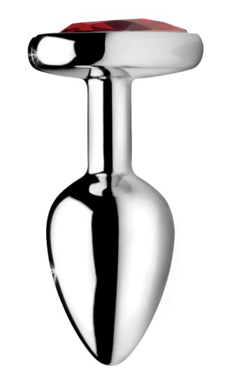 Picture of Red Heart Gem Anal Plug- Small