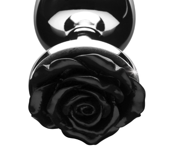 Picture of Black Rose Anal Plug- Medium