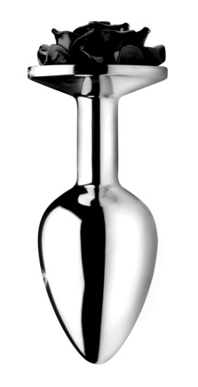 Picture of Black Rose Anal Plug- Small