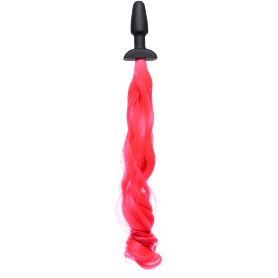 Picture of Hot Pink Pony Tail Anal Plug