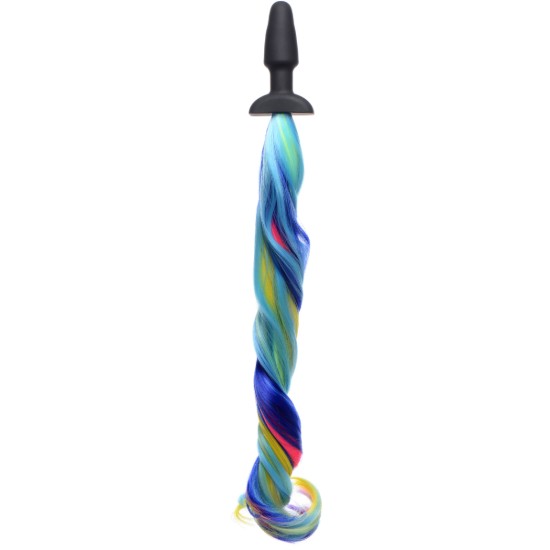 Picture of Rainbow Pony Tail Anal Plug