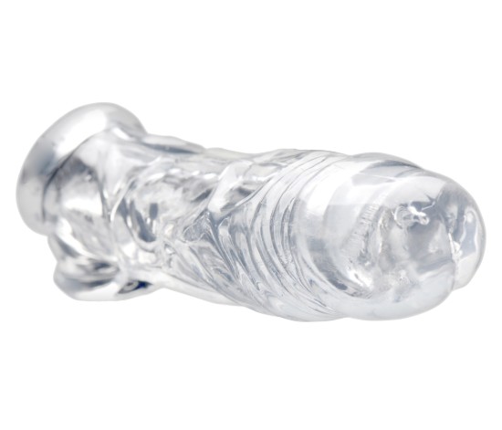 Picture of Realistic Clear Penis Enhancer and Ball Stretcher