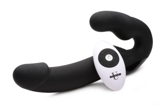 Picture of Urge Silicone Strapless Strap On With Remote- Black