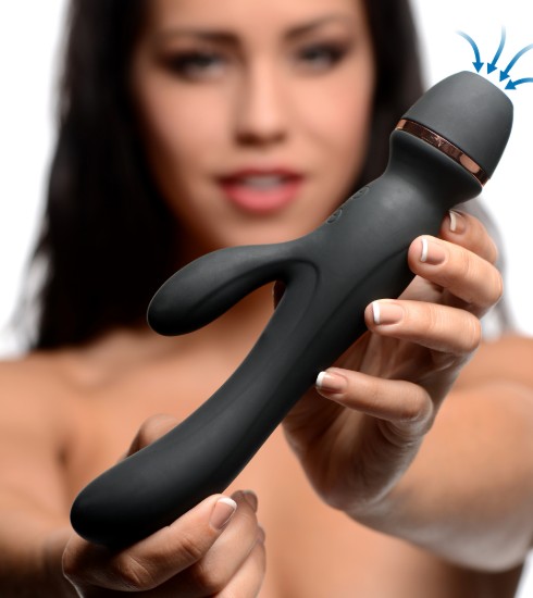 Picture of Shegasm Supreme 3 in 1 Silicone Suction Rabbit Vibe