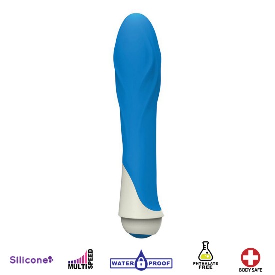 Picture of Charlie 7 Function Silicone Vibe- Blue