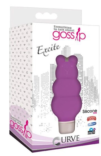 Picture of Excite Silicone Ripple Bullet Vibe- Purple