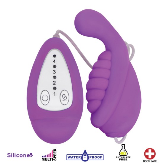 Picture of Whirl 4x Silicone Remote Vibe - Purple