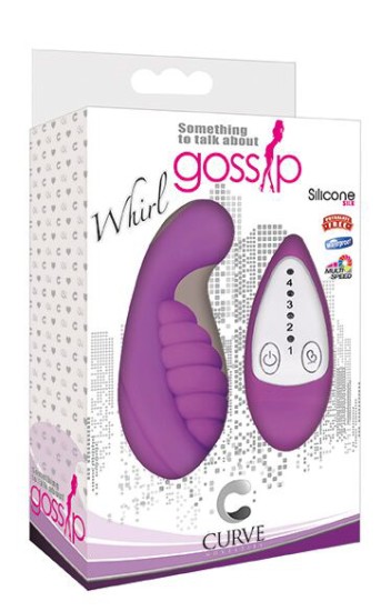Picture of Whirl 4x Silicone Remote Vibe - Purple