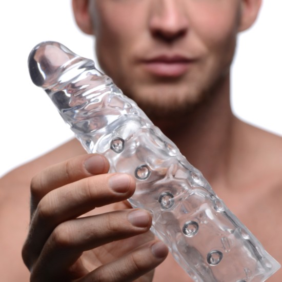 Picture of 3 Inch Clear Penis Enhancer Sleeve