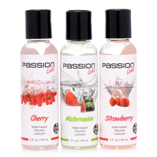 Picture of Passion Licks 3 Piece Flavored Lube Set