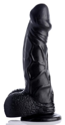 Picture of 6.5 Inch Realistic Suction Cup Dildo- Black