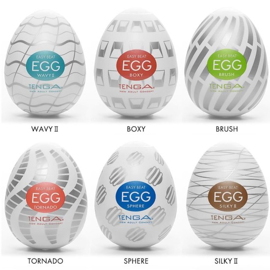 Picture of Easy Beat Egg New Standard Masturbator Six Pack