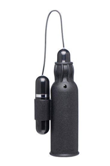 Picture of Lightning Stroke Silicone Stroker With Vibrating Bullet